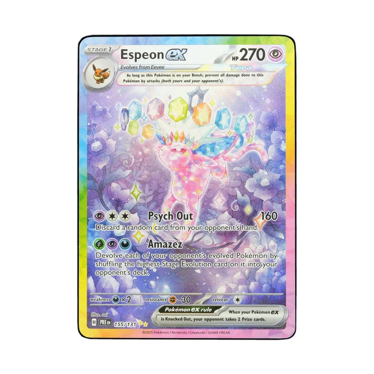espeon pokemon card ex Espeon ex - 155/131 main image 0