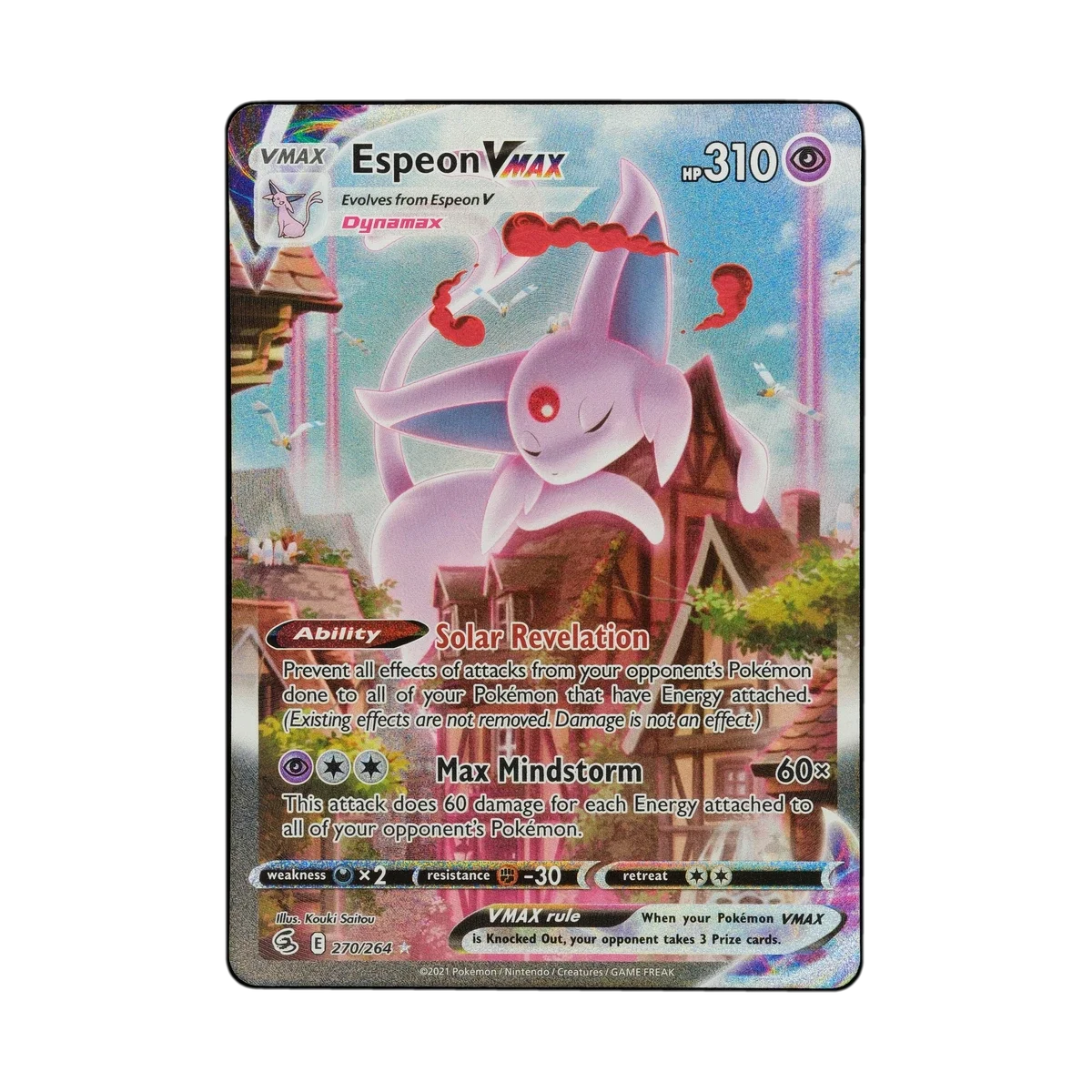 espeon vmax pokemon card Pokemon Espeon V & Vmax - Evolving Skies - Ultra Rare Lot - 065/203 &  064/203: Buy Online at Best Price in UAE main image 0