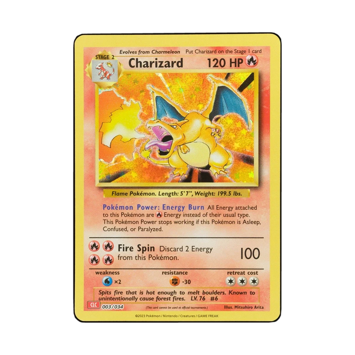 Fake Card Database | 003/034, Charizard, Pokmon TCG Classic | Ungraded Fake Card Database | 003/034, Charizard, Pokmon TCG Classic | Ungraded
