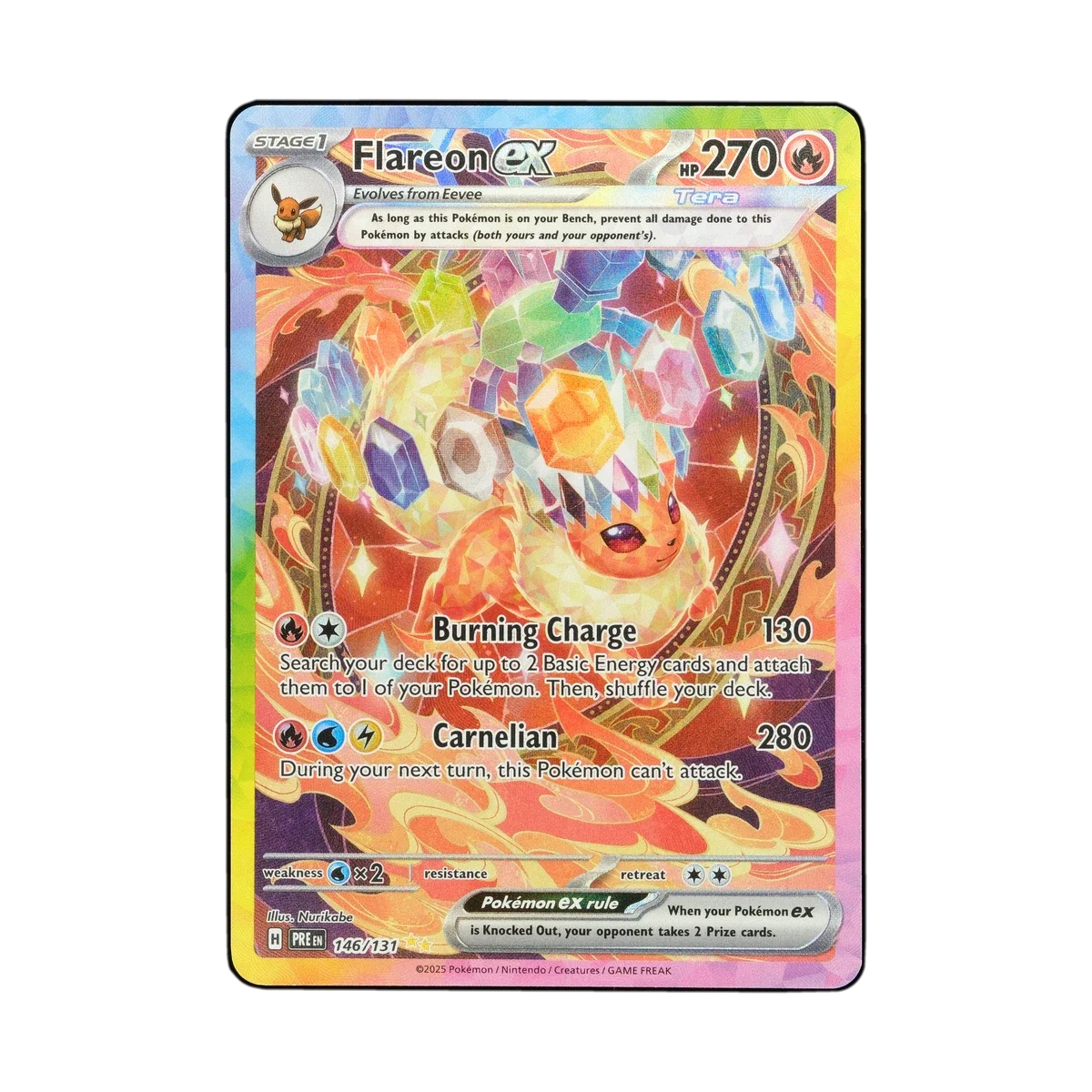 Fake Card Database | 065/131, Roaring Moon, Master Ball Holo, Prismatic  Evolutions | Ungraded