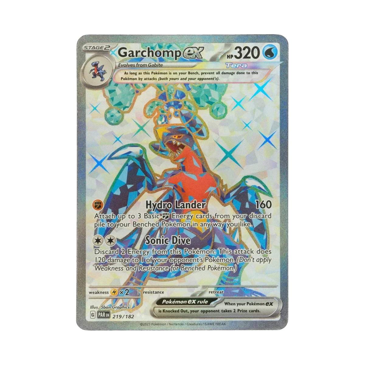 45107 | Paradox Rift, 219/182, Garchomp ex | Ungraded