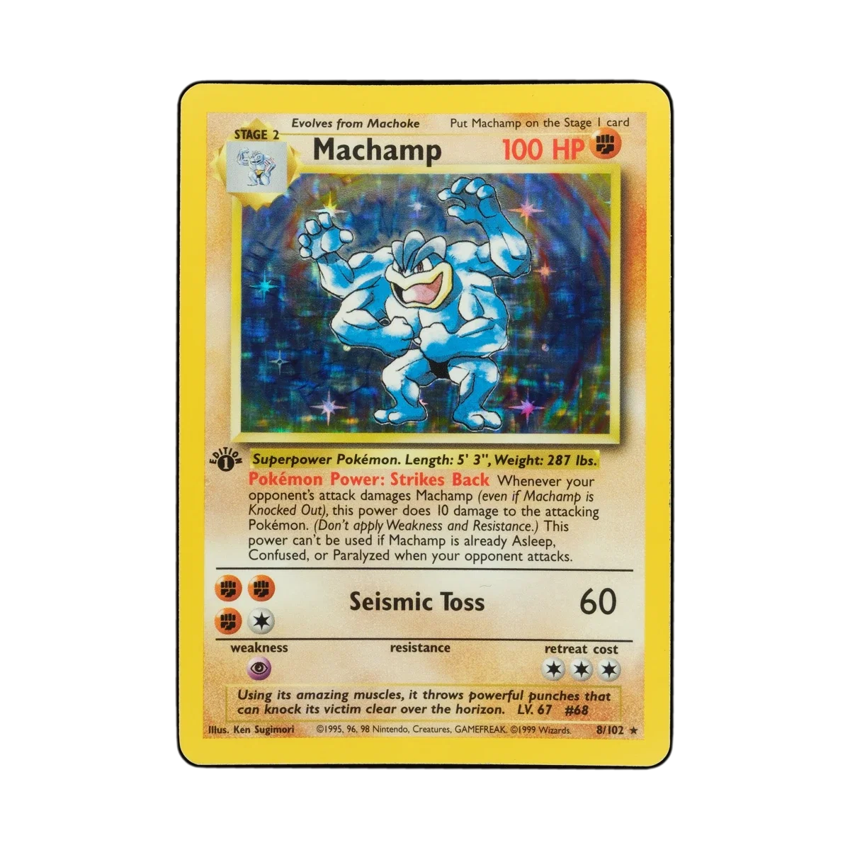 Fake Card Database | 8/102, Machamp, Base Set | Ungraded
